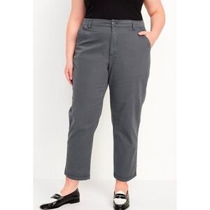 Old Navy High Rise Gray OG Chino Pants